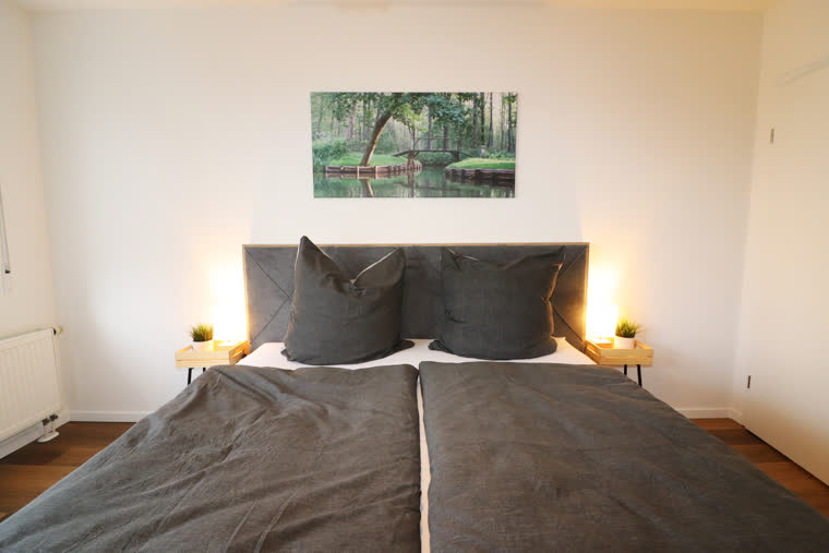 Erstes Schlafzimmer, zweite Ansicht