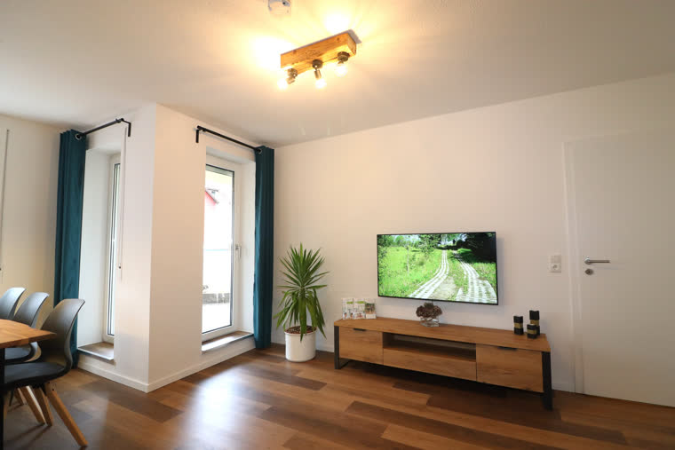 Wohnzimmer mit Smart-TV